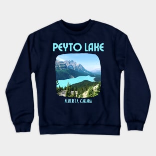 Peyto Lake Alberta Canada Crewneck Sweatshirt